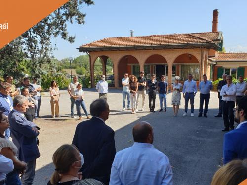 Group CEO Federico Della Casa in Visita a Bologna